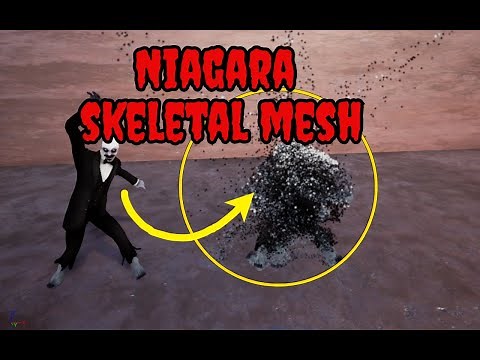 Niagara Skeletal Mesh, Module Scripts, and Materials