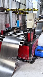 3.6K views · 35 reactions | Automatic Production Line for Shelves, automatic bending and forming, automatic welding and automatic robot unloading. #SheetMetalRackAutomaticProductionLine #SheetMetalRack #SheetMetalPanelRack #Sheetmetalshelves #sheetmetal #weldingmachine #Sheetmetalwelding #AutomaticProductionLine #welder #automaticwelding #robot #robotunloading #SheetMetal #MetalSheet #shelves #shelving | Welding Machine | Facebook