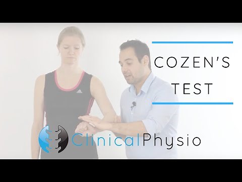 Cozens Test for Lateral Elbow Tendinopathy (Tennis Elbow) | Clinical Physio Premium