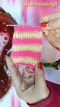super easy crochet pattern explanation💕💕 woolen craft/hand embroidery/handicraft/diy🥰🥰