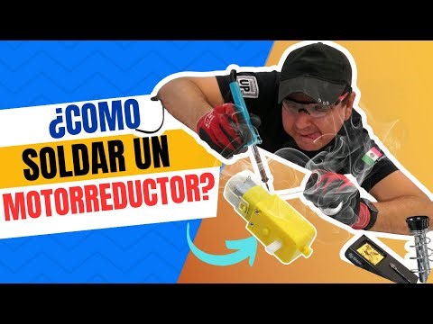 How to solder a geared motor for an Arduino chassis with a soldering iron (Step-by-step tutorial)
