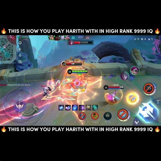THIS IS HOW YOU PLAY HARITH WITH IN HIGH RANK 9999 IQ 🔥