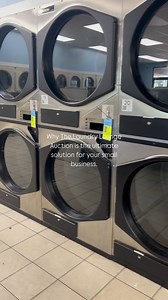 Ever wondered how successful laundromats get their start? 🧼 The Laundry Lounge auction offers a glimpse into the heart of a thriving business. From industrial washers to those handy change machines, each piece tells a story of convenience and community service. It’s like inheriting the wisdom of an established laundromat! What piece of equipment do you think is the unsung hero of a great laundry business? Share your thoughts below! 👇 #LaundryLife #SmallBusinessStories #laundromat 🗓️ Auction D
