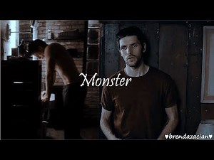 Merlin & Arthur : modern AU : Monster ~ (Merthur Slash)