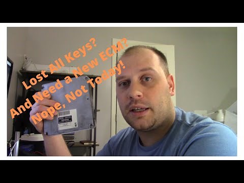 Lost All Keys? And Need a New ECM? (EEPROM video)