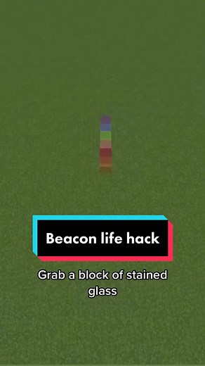 Minecraft Beacon Beam Colors: Life Hack Tutorial
