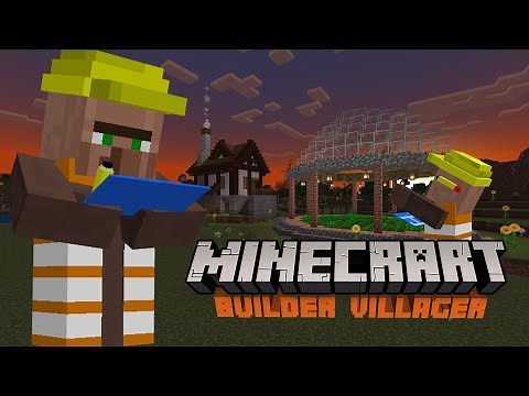 MCPE | Builder Villager V2 Update (1.19 Showcase)