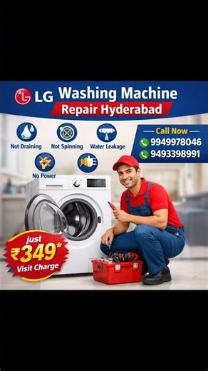 LG Washing Machine Repair in Hyderabad | Fast & Reliable Service #lgwashingmachinerepair #lgservice