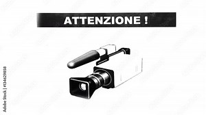 a sequence of found cctv camera signs and symbols put together into a powerful montage