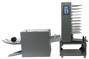 [Hot Item] Full Automatic Paper Collating Stitching and Folding System Automatic Booklet Making Binding Machine