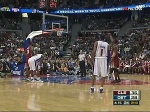 Ben Wallace's First Free-Throw Airball of the Season 08/09