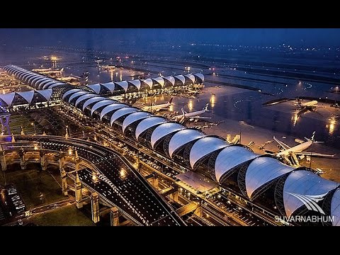 ✈ Bangkok Airport Full Tour ✈ Suvarnabhumi Airport Tour ✈