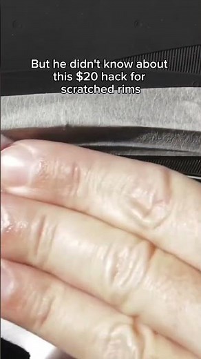 The BEST way to fix curb rash on wheels #curbrash #wheelrepair #carcare