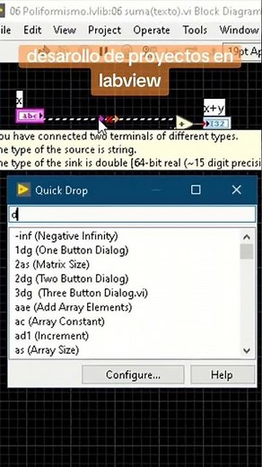 project development in LabVIEW