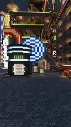 Slum in Pixel Haven ! #minecraftpe #minecraft #cyberpunk #games #shorts