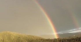 Funny Video- Guy Freaks Out About A Double Rainbow,