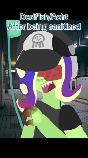 Dedf1sh/Acht: Insane Cut Video in Splatoon Game