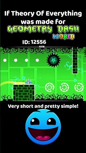 Theory of Everything but in Geometry Dash World! #shorts