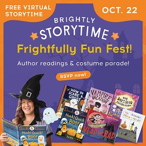 Celebrate the spooky season with read-alouds from Ms. Linda & friends, plus participate in a chillingly cool costume parade! | Brightly