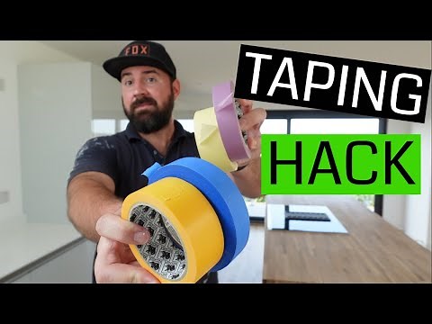 Tips For Apply Painters Tape - How To Tear Tape For Painting