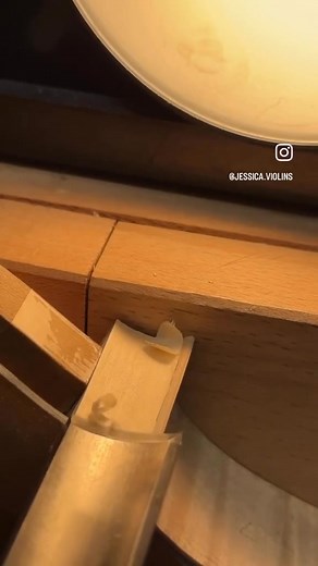 Building a violin is like meditating. You can get completely lost in your work. @Lauferkleinviolins #violin #geige #luthier #violinmaker #geigenbauer #workshop #wood #meditation | Jessica.violins