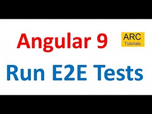 Angular 9 Tutorial For Beginners #70- Angular E2E Testing