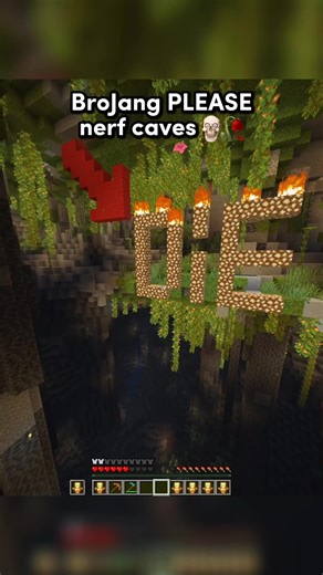 beojang please nerf caves #Minecraft #minecraftmemes #funny #minecraftchallenge #fyp