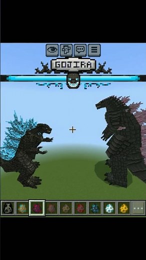 GODZILLA MINUS ONE VS EVOLVED GODZILLA #minecraft