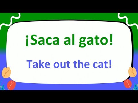 Learn 200 Basic Spanish Commands with Repetition!