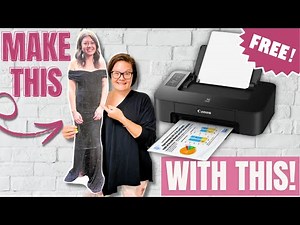 DIY Huge Photo Foam Cutouts with a Regular Printer | Easy & Free Method!