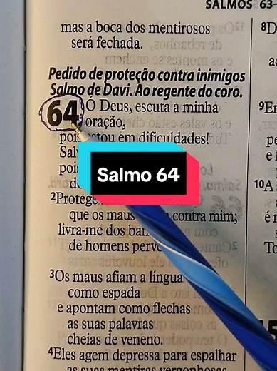 Palavra de Deus salmo 64 #salmos #palavradedeus #cristao #bibliasagrada