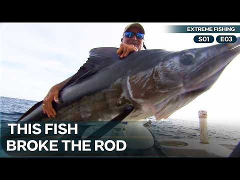 Robson Green vs Monster Fish! Almost Impaled? | Extreme Fishing - Season 1 Episode 3