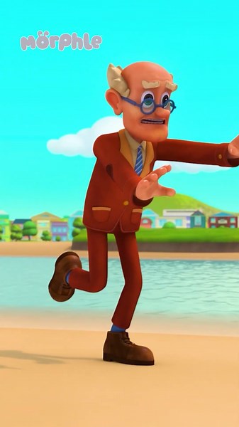 Rescuing the puppy from the fire on the beach 🐶🔥 #CartoonsForKids #Morphle #Fire