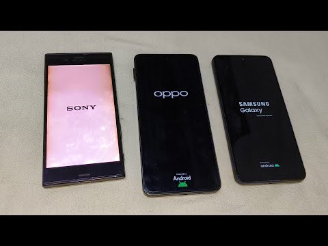 Sony Xperia vs Oppo A5 Pro vs Samsung S21 Reboot Speed Test