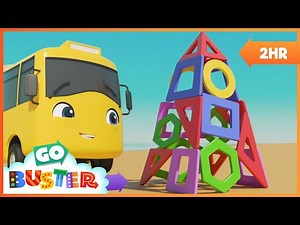 Buster & Digger's Creative Castle! | Go Buster 2 HR | Moonbug Kids - Cartoons & Toys