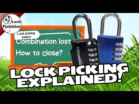 How to close a lock. Lock open and combination is lost? [296]