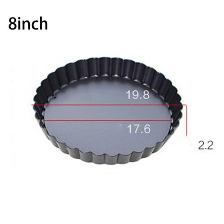 6/8/10 Inch Cake Tart Removable Non Stick Bottom Baking Pastry Molding Pan Trays - Walmart.ca