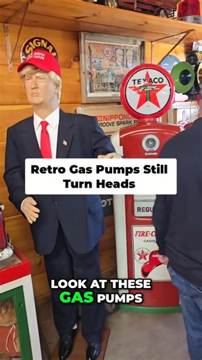 Vintage Gas Pumps: A Collector's Dream Tour! #shorts