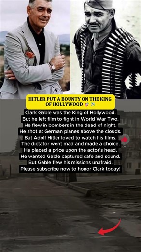 Why Hitler wanted Clark Gable captured... 🎯✈️ #Shorts #respect #kindness