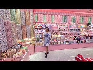 🍭 Sweetest Candy Shop Tour in China 🇨🇳 | Colorful, Crazy & Delicious!