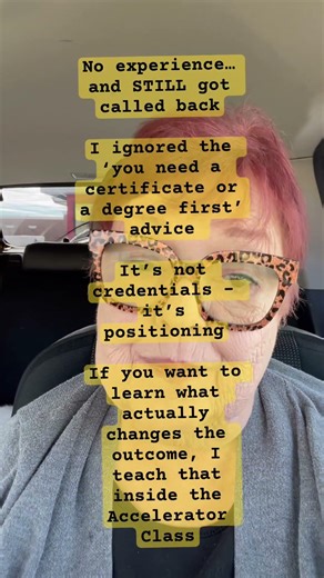 No experience and STILL got called back