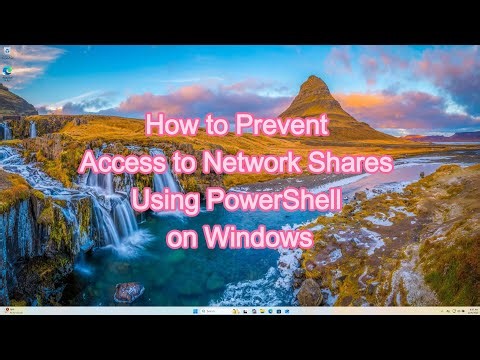 How to Disable Access to Network Shares using PowerShell on Windows