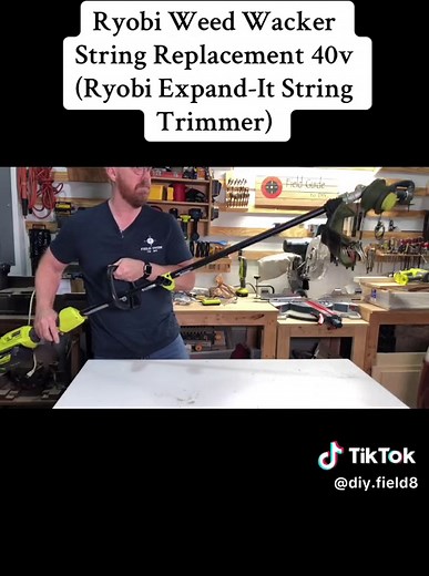 Ryobi Weed Wacker String Replacement 40v (Ryobi Expand-It String Trimmer) #ryobi #replacement