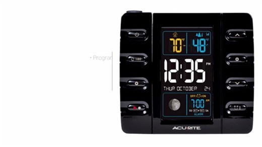 Watch AcuRite Projection Alarm Clock on Amazon Live