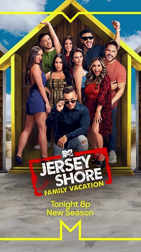 Oh yeah, Season Premiere yeah 📢 Happy Jerzday! – Don't miss the season premiere of Jersey Shore TONIGHT at 8/7c on MTV #JSFamilyVacation 🔥🔥🔥 | 495 Productions
