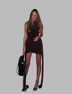 Mini Dress Plunging Neckline – Turtleneck Party Dress