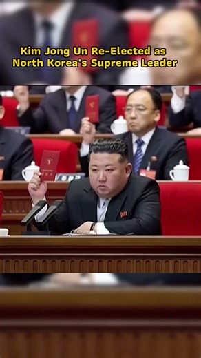 Kim Jong Un Re-Elected as North Korea’s Supreme Leader #viral #shorts