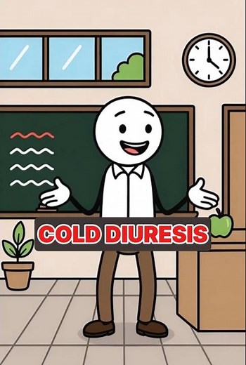 Why Cold Weather Makes You Pee More : Cold Diuresis Explained #cold #coldweather #winter