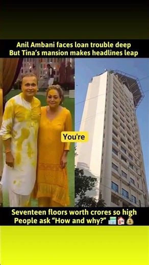 Anil Ambani’s luxurious house in Mumbai stands as a true symbol of elegance and success. 🏠✨ Located