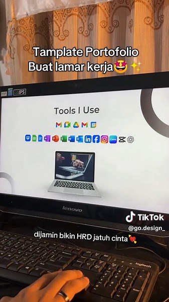 Template Portofolio untuk Melamar Kerjaan